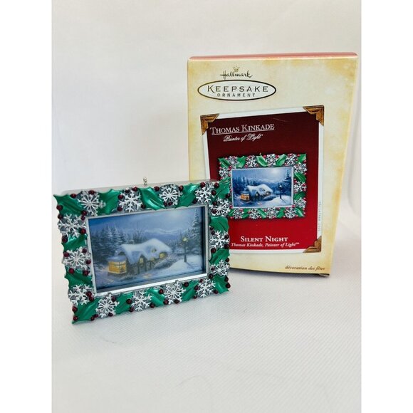 Hallmark Keepsake Christmas Ornament- Silent Night- Thomas Kinkade 2005 - Picture 5 of 5